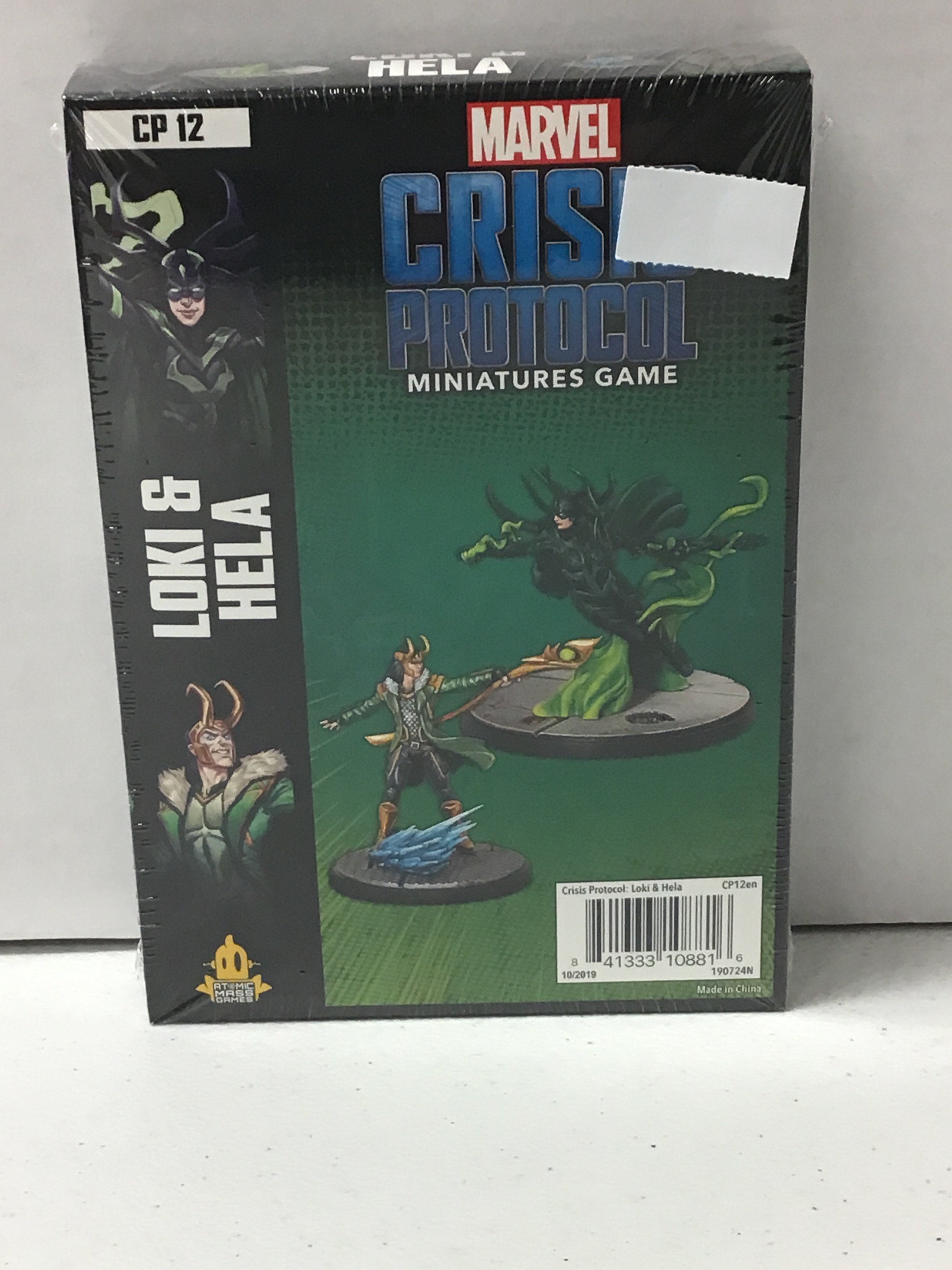 Marvel Crisis Protocol: Miniatura Solo Loki, Senza Carte, Gettoni O Hela, Nuovo 2019